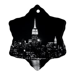 Photography Of Buildings New York City  Nyc Skyline Ornament (snowflake)