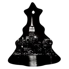 Photography Of Buildings New York City  Nyc Skyline Christmas Tree Ornament (two Sides)