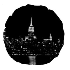 Photography Of Buildings New York City  Nyc Skyline Large 18  Premium Flano Round Cushions