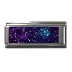 Realistic Night Sky With Constellations Superlink Italian Charm (9mm)