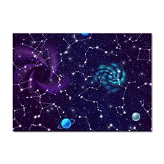 Realistic Night Sky With Constellations Sticker A4 (100 pack)