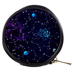 Realistic Night Sky With Constellations Mini Makeup Bag