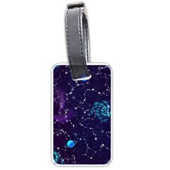 Realistic Night Sky With Constellations Luggage Tag (one Side)