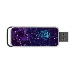 Realistic Night Sky With Constellations Portable USB Flash (Two Sides)