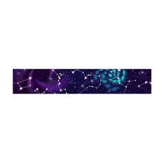 Realistic Night Sky With Constellations Premium Plush Fleece Scarf (Mini)