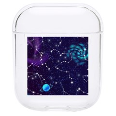 Realistic Night Sky With Constellations Hard PC AirPods 1/2 Case