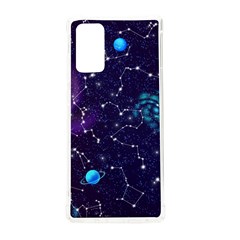 Realistic Night Sky With Constellations Samsung Galaxy Note 20 TPU UV Case