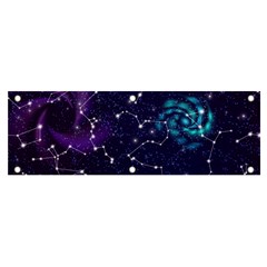 Realistic Night Sky With Constellations Banner and Sign 6  x 2 