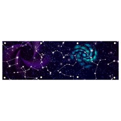 Realistic Night Sky With Constellations Banner and Sign 9  x 3 