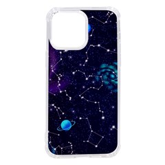 Realistic Night Sky With Constellations iPhone 14 Pro Max TPU UV Print Case