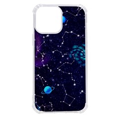 Realistic Night Sky With Constellations iPhone 13 Pro Max TPU UV Print Case