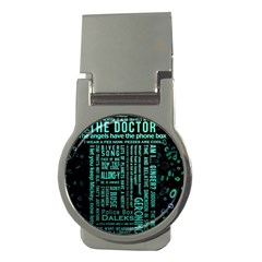 Tardis Doctor Who Technology Number Communication Money Clips (round) 