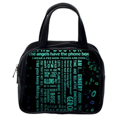 Tardis Doctor Who Technology Number Communication Classic Handbag (one Side)