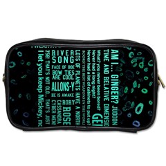 Tardis Doctor Who Technology Number Communication Toiletries Bag (one Side)