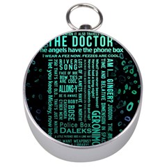 Tardis Doctor Who Technology Number Communication Silver Compasses