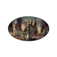 Braunschweig City Lower Saxony Sticker Oval (10 Pack) by Cemarart