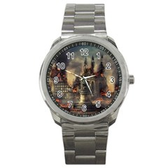 Braunschweig City Lower Saxony Sport Metal Watch