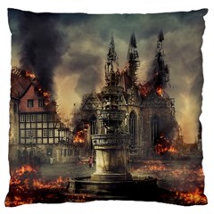 Braunschweig City Lower Saxony Large Cushion Case (one Side)