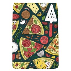 Seamless Pizza Slice Pattern Illustration Great Pizzeria Background Removable Flap Cover (l)