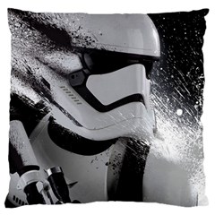 Stormtrooper Large Premium Plush Fleece Cushion Case (one Side)