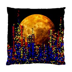 Skyline Frankfurt Abstract Moon Standard Cushion Case (one Side)