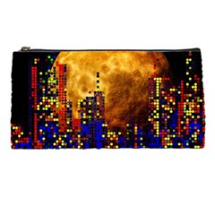 Skyline Frankfurt Abstract Moon Pencil Case