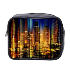 Skyline Light Rays Gloss Upgrade Mini Toiletries Bag (two Sides)