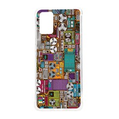 Pattern Design Art Techno  Dj Music Retro Music Device Samsung Galaxy S20plus 6 7 Inch Tpu Uv Case by Cemarart