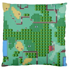 Green Retro Games Pattern Large Cushion Case (one Side)