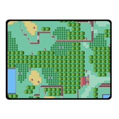 Green Retro Games Pattern Two Sides Fleece Blanket (small)