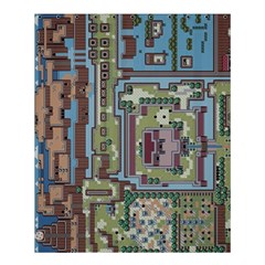 Arcade Game Retro Pattern Shower Curtain 60  X 72  (medium) 