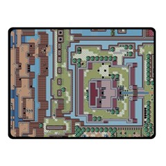 Arcade Game Retro Pattern Two Sides Fleece Blanket (small)