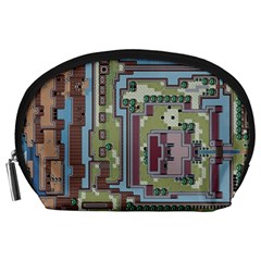 Arcade Game Retro Pattern Accessory Pouch (large)