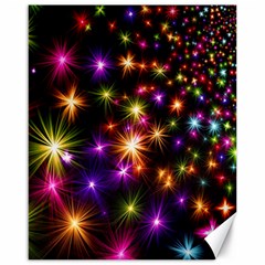 Star Colorful Christmas Xmas Abstract Canvas 16  X 20 