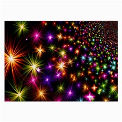 Star Colorful Christmas Xmas Abstract Large Glasses Cloth