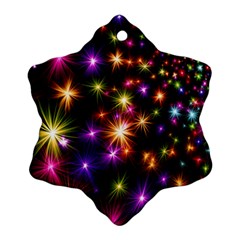 Star Colorful Christmas Xmas Abstract Ornament (snowflake)