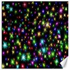 Star Colorful Christmas Abstract Canvas 20  X 20 