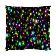 Star Colorful Christmas Abstract Standard Cushion Case (one Side)