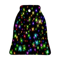 Star Colorful Christmas Abstract Ornament (bell)