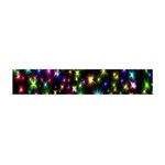 Star Colorful Christmas Abstract Premium Plush Fleece Scarf (Mini) Back