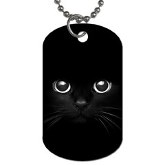 Black Cat Face Dog Tag (two Sides)