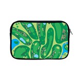 Golf Course Par Golf Course Green Apple MacBook Pro 13  Zipper Case Front