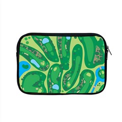 Golf Course Par Golf Course Green Apple Macbook Pro 15  Zipper Case