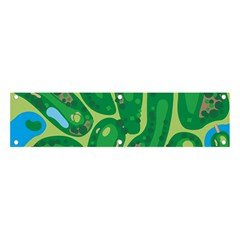 Golf Course Par Golf Course Green Banner And Sign 4  X 1  by Cemarart