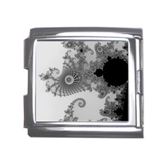 Males Mandelbrot Abstract Almond Bread Mega Link Italian Charm (18mm) by Cemarart