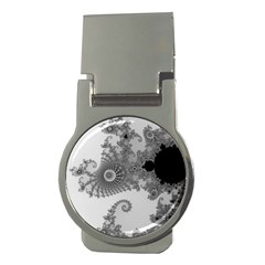 Males Mandelbrot Abstract Almond Bread Money Clips (round) 