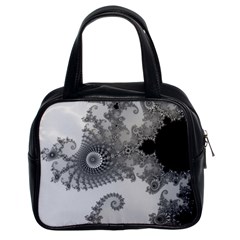 Males Mandelbrot Abstract Almond Bread Classic Handbag (two Sides)