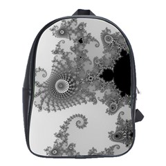 Males Mandelbrot Abstract Almond Bread School Bag (large)