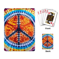 Tie Dye Peace Sign Playing Cards Single Design (Rectangle)