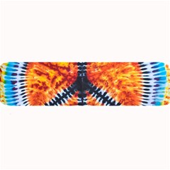 Tie Dye Peace Sign Large Bar Mat by Cemarart